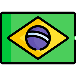 Bandeira Brasil - Usa Flag Icon Png,Bandeira Brasil Png - free